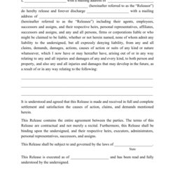 Preeminent Release Of Liability Form Fill Out Sign Online And Download Print Big