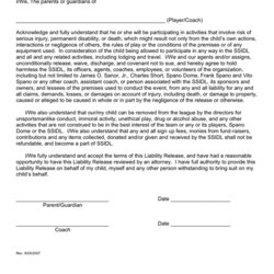 Exceptional Liability Release Form Download Free Documents For Word And Excel Waiver