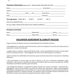 Free Release Of Liability Forms Waiver Form