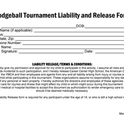 Wizard Free Release Of Liability Forms Waiver Form