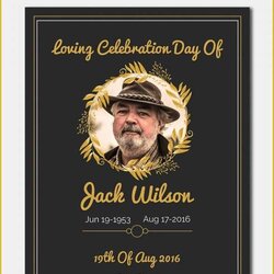 Very Good Funeral Invitation Template Free Download Of Templates Example Sample Schultz Michael July Posted