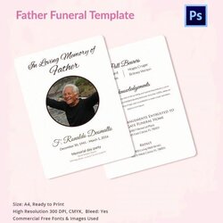 Swell Funeral Invitation Template Word Unique Program Father Invite