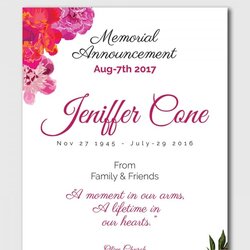 Outstanding Funeral Invitation Template Free Vector Format Memorial Service Sample Templates Cards