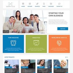 Best Free Responsive Templates Template Services Business