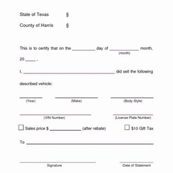 Tremendous Printable Vehicle Bill Of Sale Template Motor