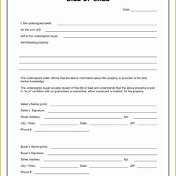 Spiffing Free Printable Automobile Bill Of Sale Template Blank Form As Is
