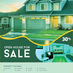 Free Open House Flyer Template Word Of Sale Design Sample In Publisher