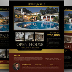 Excellent Open House Flyers Sample Templates Basic Flyer Template