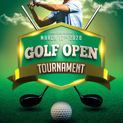 Golf Tournament Flyer Template Free Download