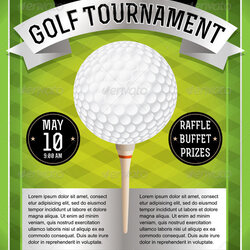 Matchless Free Golf Tournament Flyer Template Templates Outing Printable Scramble Word Vector Flyers