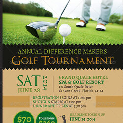 Exceptional Free Golf Tournament Flyer Template Outing Flyers