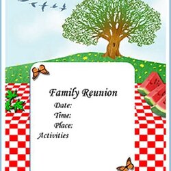 The Highest Standard Image Result For Free Family Reunion Invitations Borders Flyer Booklet Invitation