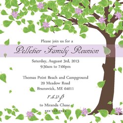 Very Good Format Family Reunion Flyer Template Free Templates By