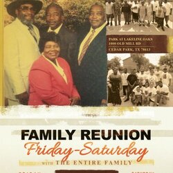 Spiffing Images About Family Reunion Year Anniversary On Flyer Flyers Templates