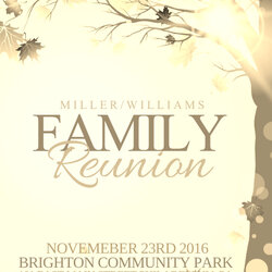 Copy Of Family Reunion Template Flyer Ts