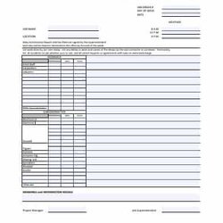 Free Construction Daily Report Templates Word Excel Formats Sample Template