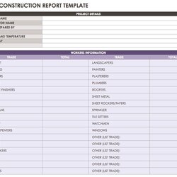 Wizard Construction Daily Reports Templates Or Report Template Excel Contractor
