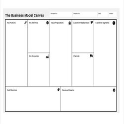 Sterling Business Model Canvas Templates Doc Template Stories