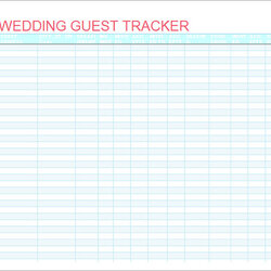 Free Wedding Guest List Templates In Ms Word Excel Template