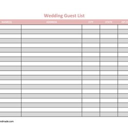 Legit Beautiful Wedding Guest List Itinerary Templates Invitation Is Pending Load