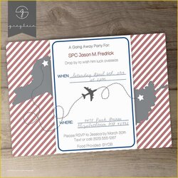 Very Good Going Away Party Invitation Template Free Of Moving Invitations Announcements Printable Patriotic