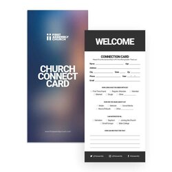 Super Cr Preview In Church Visitor Card Template Word