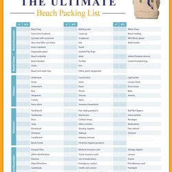 Free Packing Checklists Print Them Out Before Your Next Trip Checklist Lists Inclusive