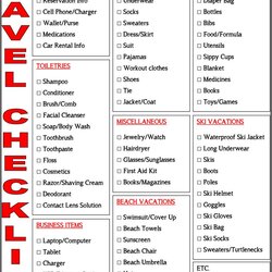 Smashing Simple Vacation Packing Free Printable Travel Checklist Sparkles Of Summer Pack Easy Sunshine When