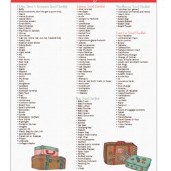 Terrific Free Printable Vacation Packing List From Freebie Finding Mom
