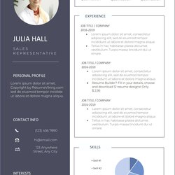 Fine Free Resume Templates Word Example Gallery