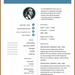 Free Resume Templates Word Download Template Ms