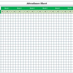 Superlative Employee Attendance Tracker Template Sheet