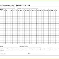 Peerless Free Employee Attendance Tracker Excel Template Sheet Printable Calendar Spreadsheet Blank Monthly