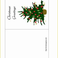 Swell Free Christmas Card Templates For Word Printable Cards Greeting Holiday Tree Template Print Greetings