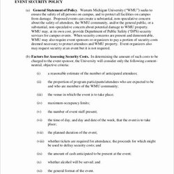 Swell Information Security Policies Templates New Policy Sample