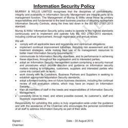 Great Information Security Policy Template Singular High Resolution