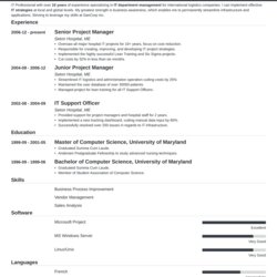 Superior Project Manager Resume Examples Writing Guide For Template