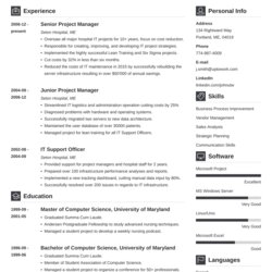 Project Manager Resume Free Samples Examples Format Template Source