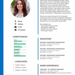 Champion Download Free Project Manager Resume Template