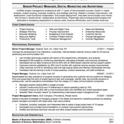 Project Manager Resume Sample Step By Guide Watermark
