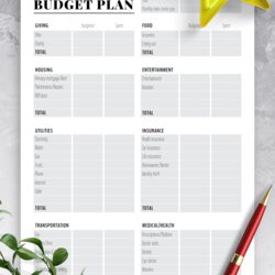 Tremendous Download Printable Two Pages Monthly Budget Plan Template Budgeting Expenses