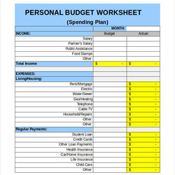 Splendid Excel Monthly Budget Templates Word Pages Template Personal Income Business
