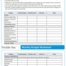Fine Monthly Budget Template Free Word Excel Format Download Sample Business Templates Worksheet