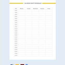 Supreme Free Hour Shift Schedule Template Word Doc Excel Apple Width