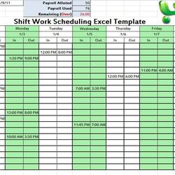 High Quality Search Results For Hour Rotating Shift Schedules Examples Template Excel Scheduling Shifts