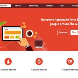 The Highest Standard Best Adobe Muse Templates Free Premium Landing Page Template