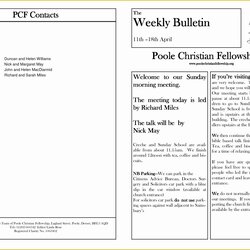 High Quality Free Bulletin Templates For Churches Of Church Template Microsoft Directory Publisher Printable