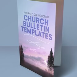 Peerless Curated Collection Of Church Bulletin Templates Creative Market Blog Newsletters
