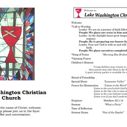Free Church Bulletin Templates Programs