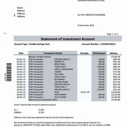 Very Good Fake Bank Statement Template Elegant Generator Transfer Statements